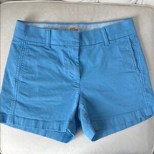 J. Crew Women's Blue Chino Shorts Size 2